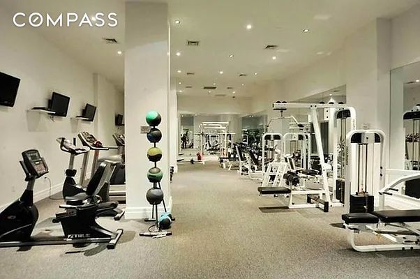 110 Livingston St Unit 7P, New York City, NY 11201 - gym with recessed lighting