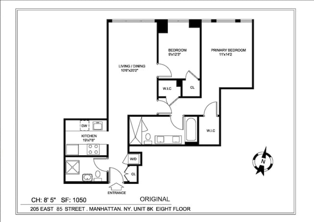 205 E 85th St Unit 8K, New York City, NY 10028 - view of home floor plan
