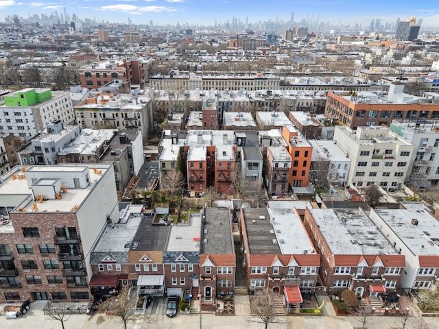 309 Covert St, New York City, NY 11237 - aerial view of city skyline