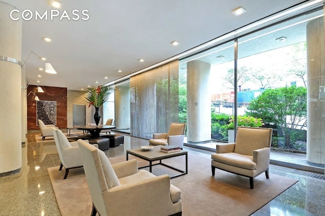 view of community lobby