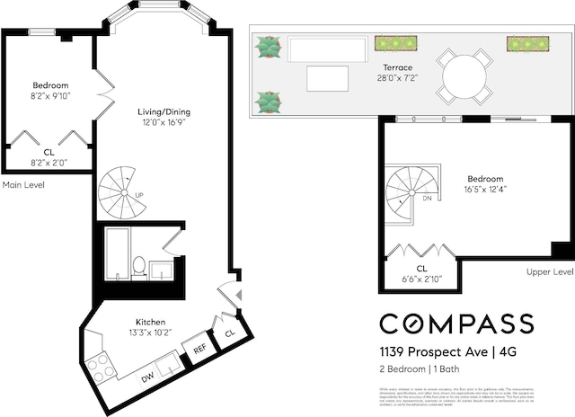1139 Prospect Ave Unit 4G, New York City, NY 11218 - view of room layout