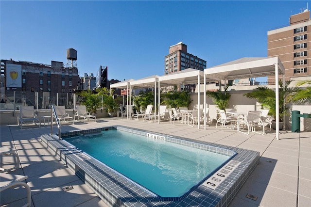 community pool featuring a patio