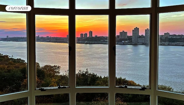 140 Riverside Dr Unit 11A, New York City, NY 10024 - water view featuring skyline