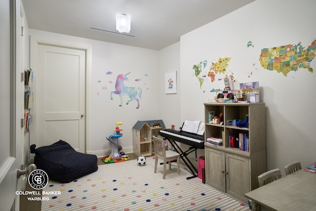 101 W 78th St Unit 5B, New York City, NY 10024 - office area with baseboards and carpet flooring