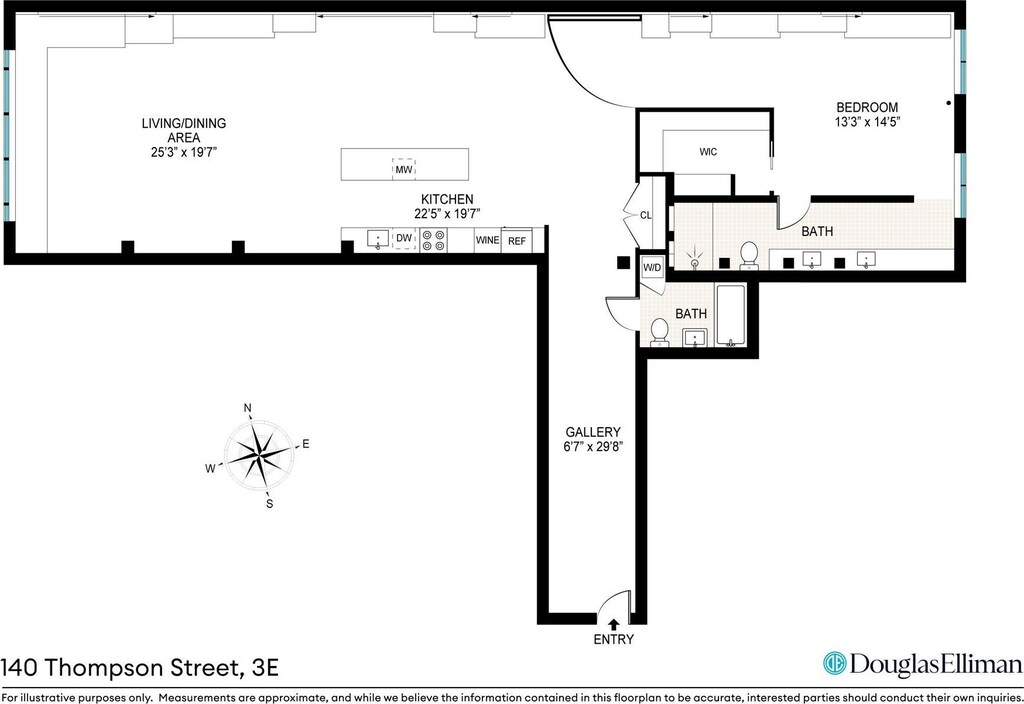 140 Thompson St Unit 3E, New York City, NY 10012 - view of layout