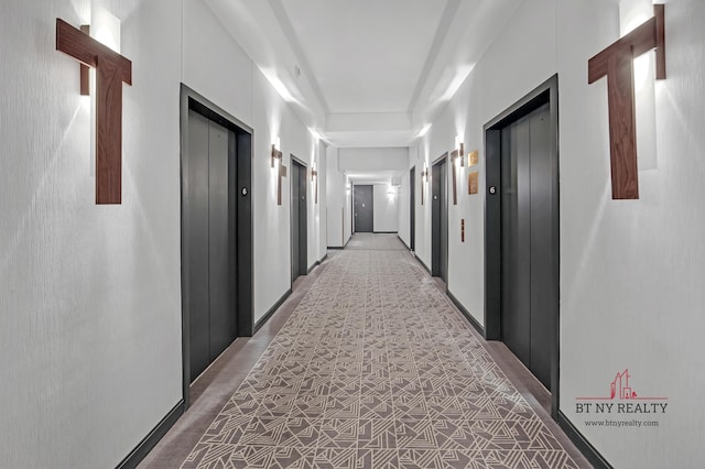350 W 50th St Unit 6-R, New York City, NY 10019 - corridor with elevator