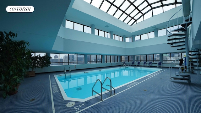 view of indoor community pool