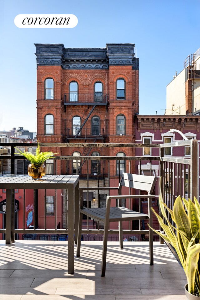 1122 Lafayette Ave Unit 3A, New York City, NY 11221 - view of balcony
