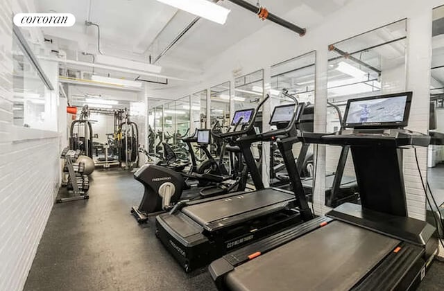 view of workout area