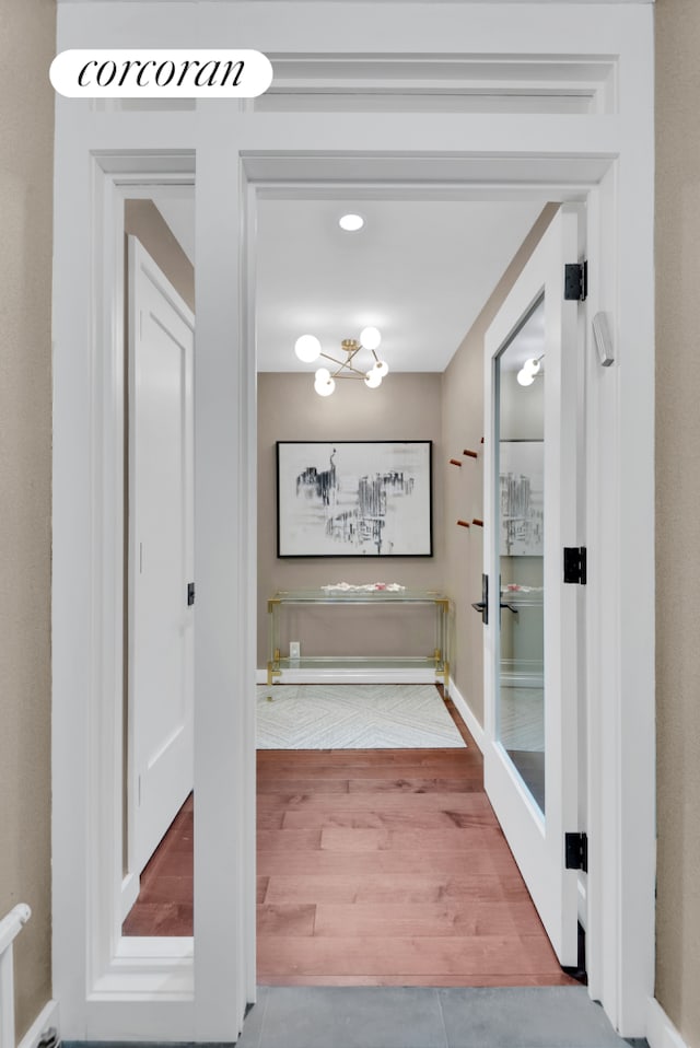 view of doorway to outside