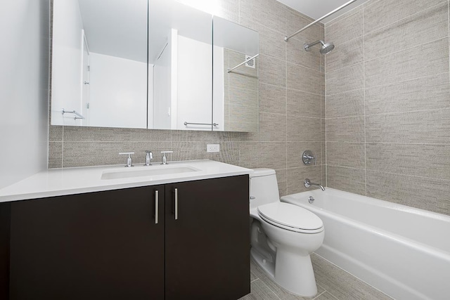 300 E 40th St Unit 23-G, New York City, NY 10016 - full bath with toilet, tub / shower combination, and vanity