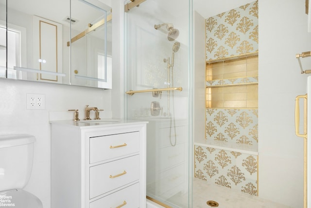 130 Bradhurst Ave Unit 611, New York City, NY 10039 - full bath featuring a shower stall and vanity