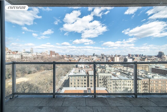 321 W 110th St Unit 12B, New York City, NY 10026 - balcony with a view of city
