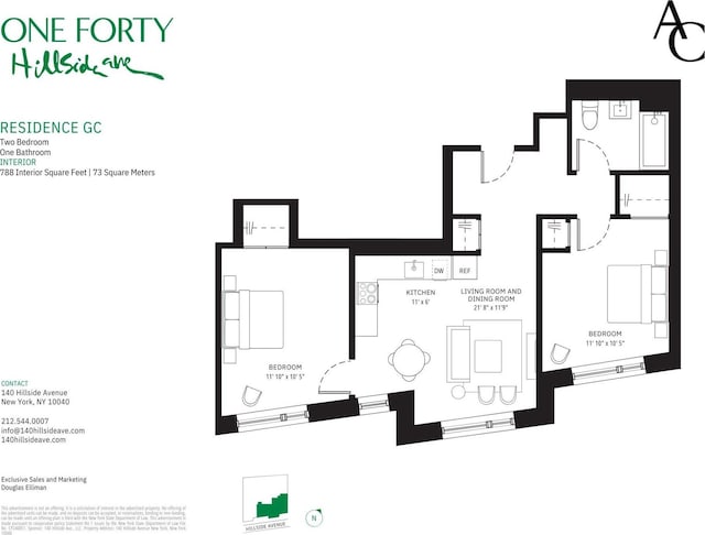140 Hillside Ave Unit Gc, New York City, NY 10040 - floor plan / room layout