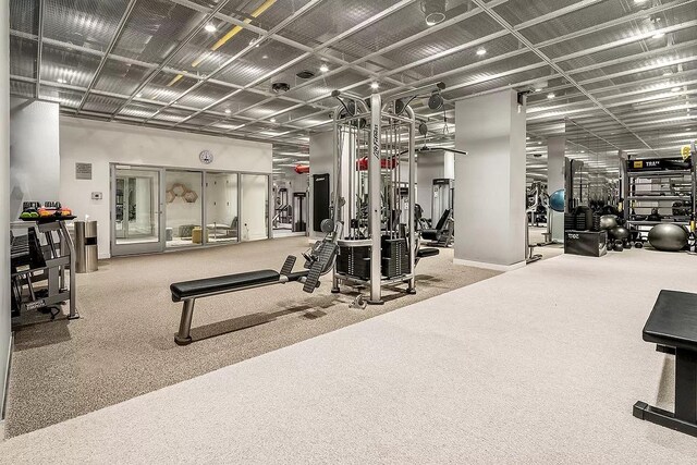 200 E 66th St Unit A301, New York City, NY 10065 - gym featuring baseboards