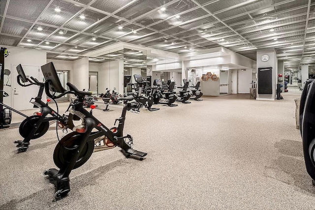 view of gym