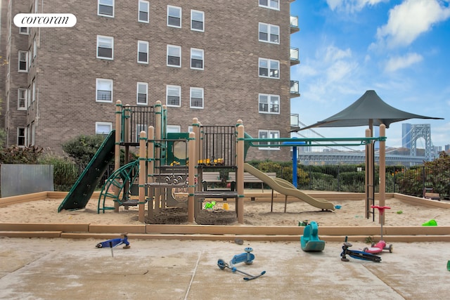 view of communal playground