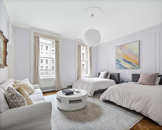 390 W End Ave Unit 6A, New York City, NY 10024 - bedroom featuring ornamental molding