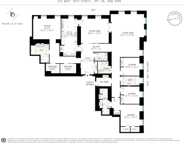 101 W 78th St Unit 3A, New York City, NY 10024 - property floor plan