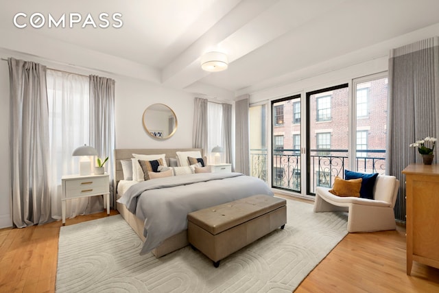 57 Front St Unit 303, New York City, NY 11201 - bedroom with light wood-style floors