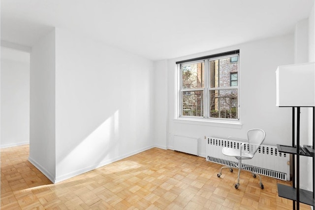 131 W 85th St Unit 1A, New York City, NY 10024 - spare room featuring radiator and baseboards