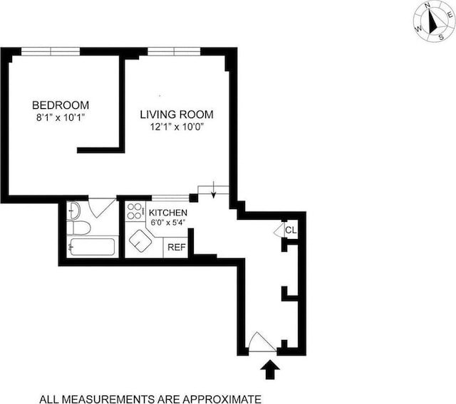 131 W 85th St Unit 1A, New York City, NY 10024 - home floor plan
