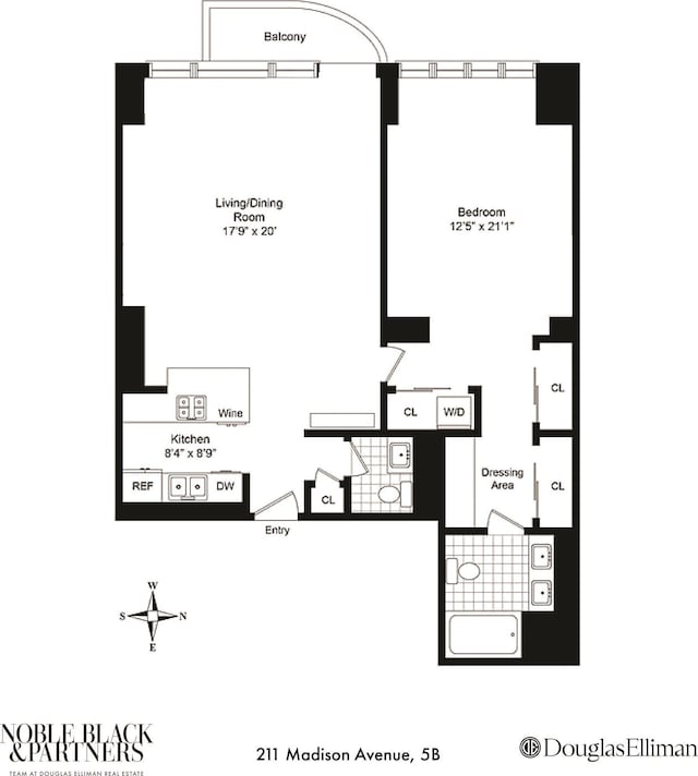211 Madison Ave Unit 5B, New York City, NY 10016 - view of home floor plan