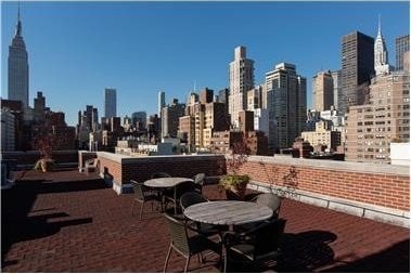 view of patio / terrace with a city view