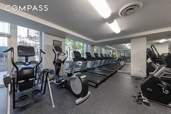 view of gym