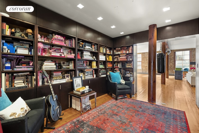 30 Crosby St Unit 4A, New York City, NY 10013 - sitting room with light wood-type flooring and beam ceiling