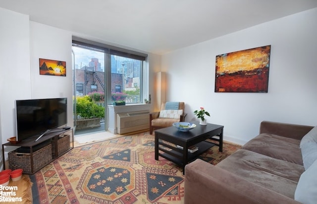 505 W 47th St Unit 5Dn, New York City, NY 10036 - view of living room