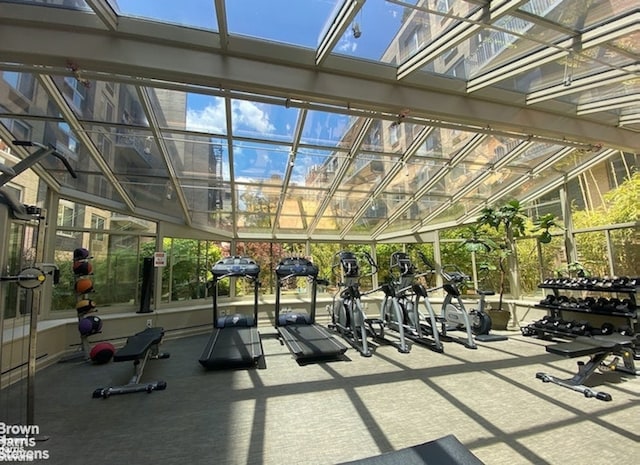 505 W 47th St Unit 5Dn, New York City, NY 10036 - view of workout area