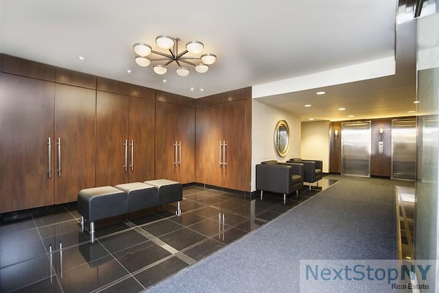 333 E 66th St Unit 7A, New York City, NY 10065 - building lobby featuring recessed lighting