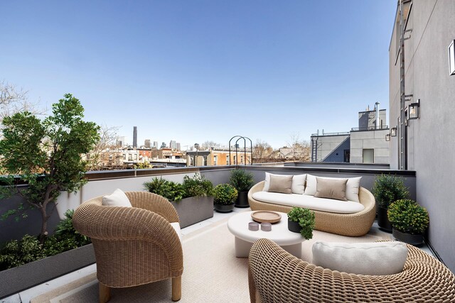 110 Luquer St Unit 3, New York City, NY 11231 - balcony featuring a view of skyline