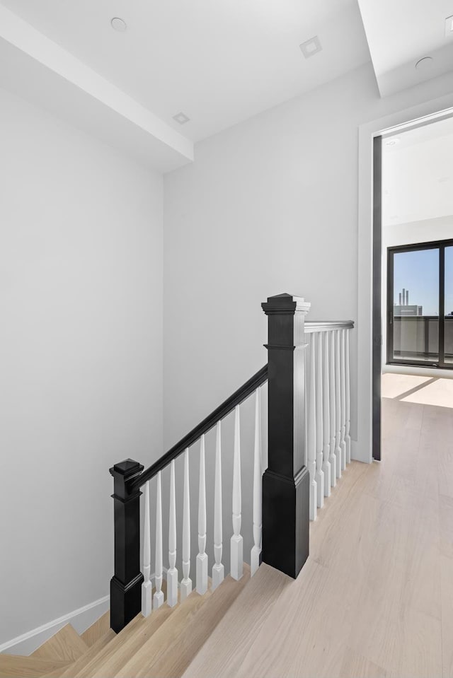110 Luquer St Unit 3, New York City, NY 11231 - staircase with wood finished floors and baseboards