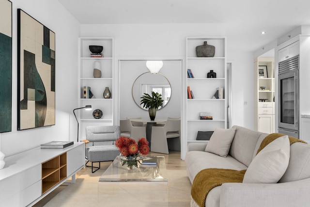 141 5th Ave Unit 3A, New York City, NY 10010 - living room with light wood finished floors and recessed lighting