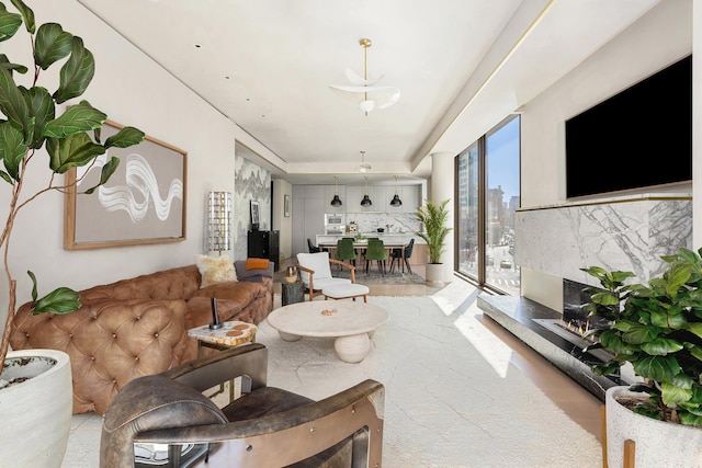 view of living area