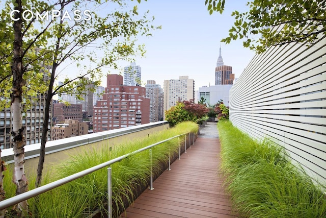303 E 33rd St Unit 6D, New York City, NY 10016 - deck with a skyline view