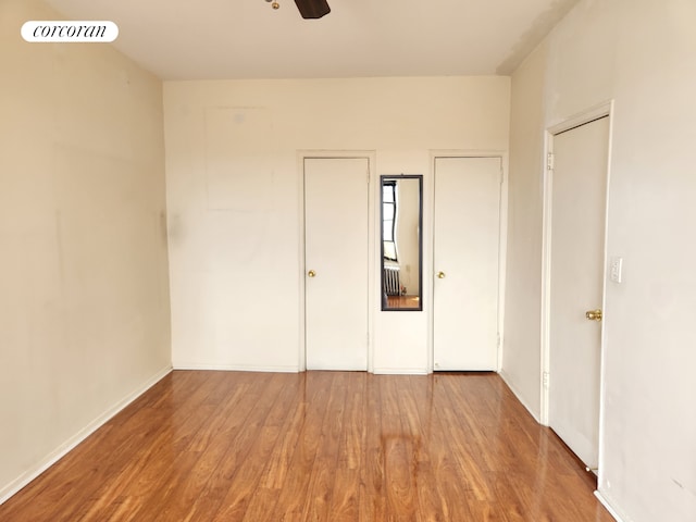 762 Brady Ave Unit 621, New York City, NY 10462 - unfurnished bedroom featuring wood finished floors and baseboards