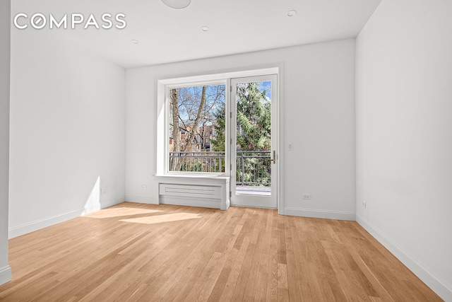 119 Henry St Unit 3, New York City, NY 11201 - unfurnished room featuring light wood-type flooring and baseboards