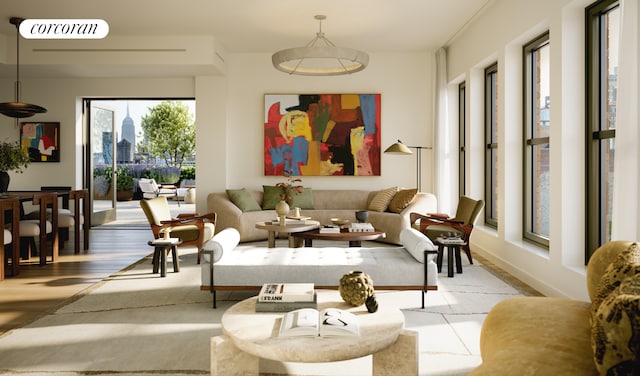 181 Macdougal Street Penthouse, New York City, NY 10011 - interior space featuring wood finished floors and visible vents