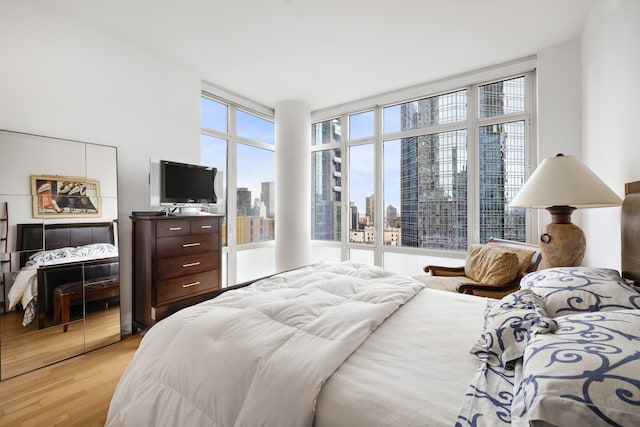 325 5th Ave Unit 34D, New York City, NY 10016 - bedroom with light wood finished floors