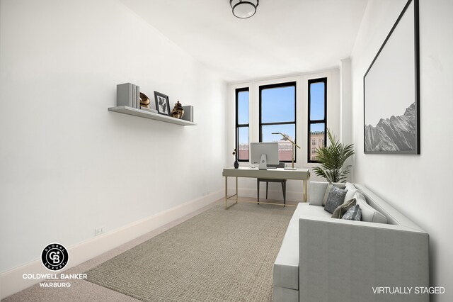 420 Riverside Dr Unit 12H, New York City, NY 10025 - office featuring baseboards