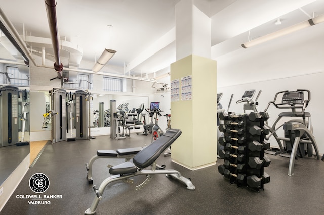 420 Riverside Dr Unit 12H, New York City, NY 10025 - view of gym