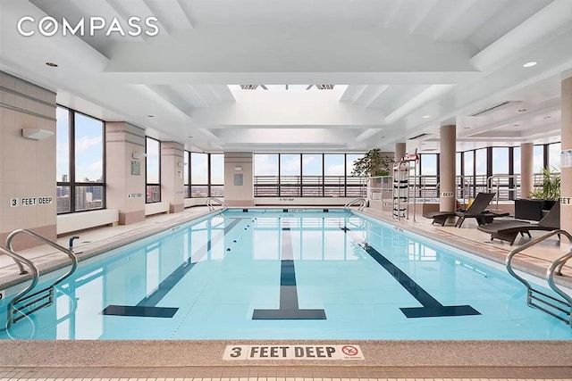 view of indoor community pool