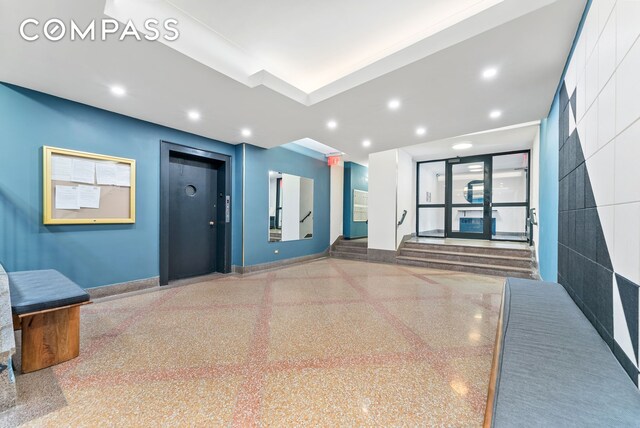 675 Academy St Unit 3A, New York City, NY 10034 - lobby with recessed lighting