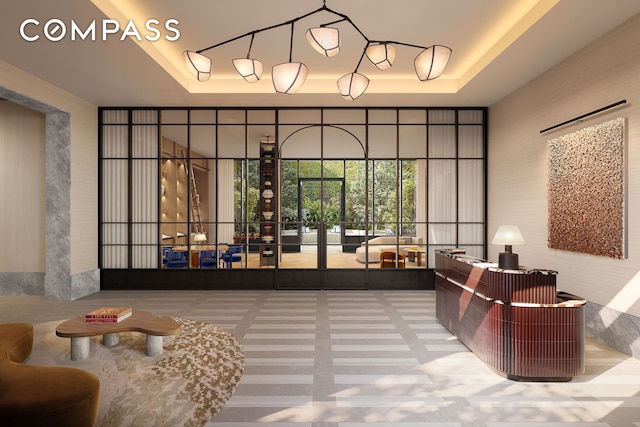 view of community lobby