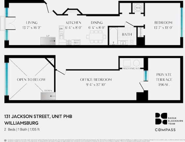 131 Jackson St Phb, Phb, New York City, NY 11211 - home floor plan