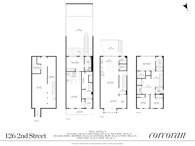 126 2nd St, New York City, NY 11231 - floor plan