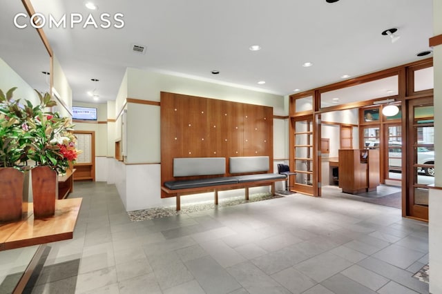 common area featuring visible vents